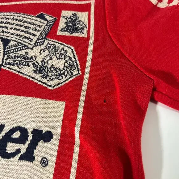 Budweiser‎ Vintage Sweater - King of Beers - Y2K, Streetwear, Dad Vibes, Party - Picture 5 of 7